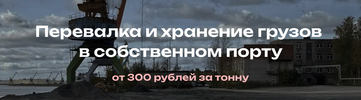 Перевалка и хранение грузов в собственном порту